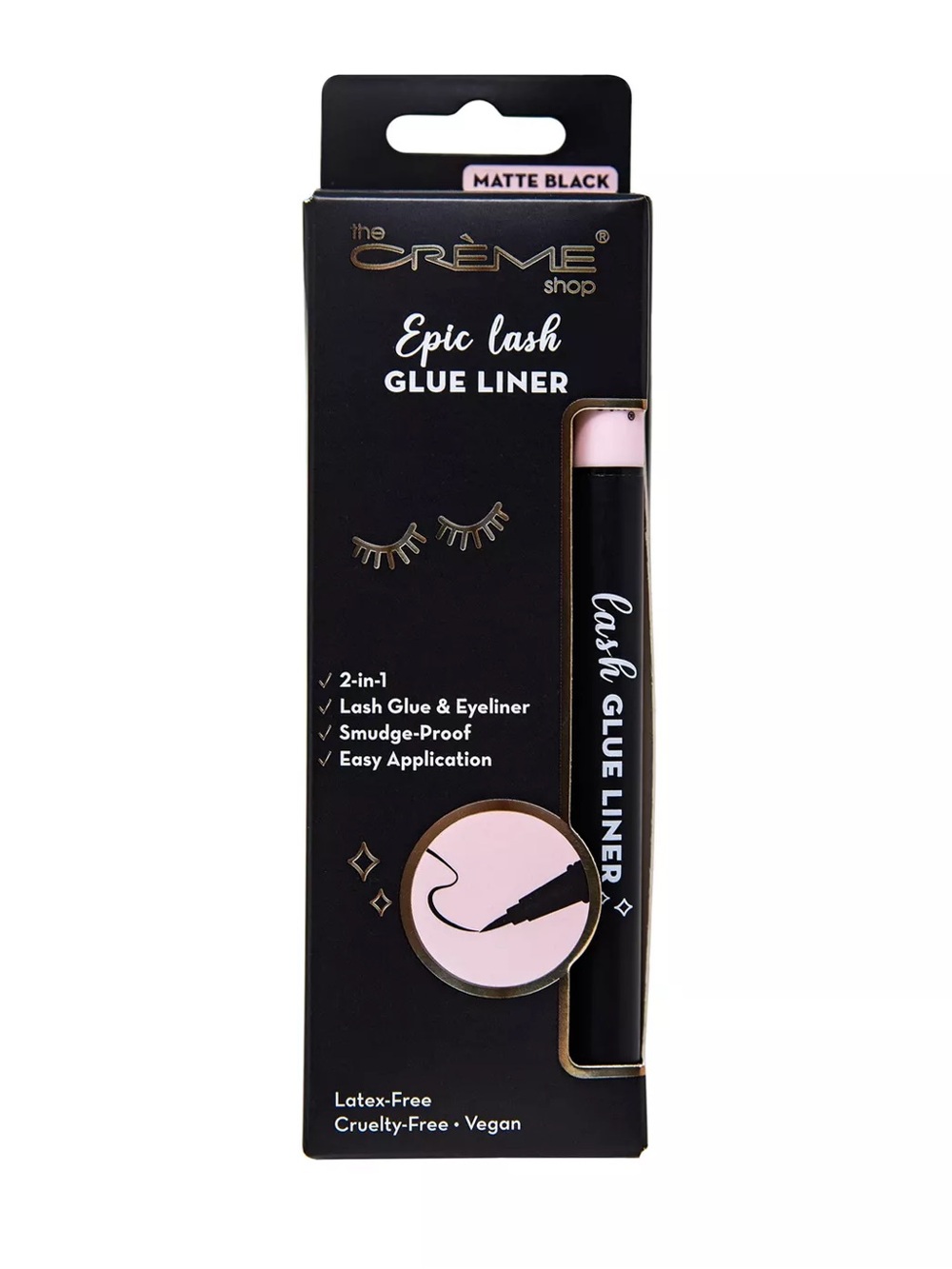 The Crème Shop Epic Lash Glue Liner Matte Black